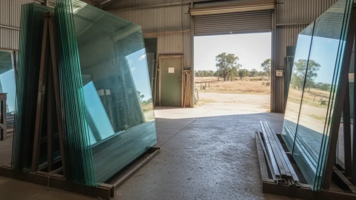 Heavy-duty laminated safety glass prepared for balustrades and shopfronts in Hamilton